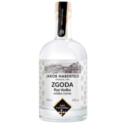 Jakob Haberfeld Zgoda 500 ml, alk. 40% – Wódka Polska Żytnia