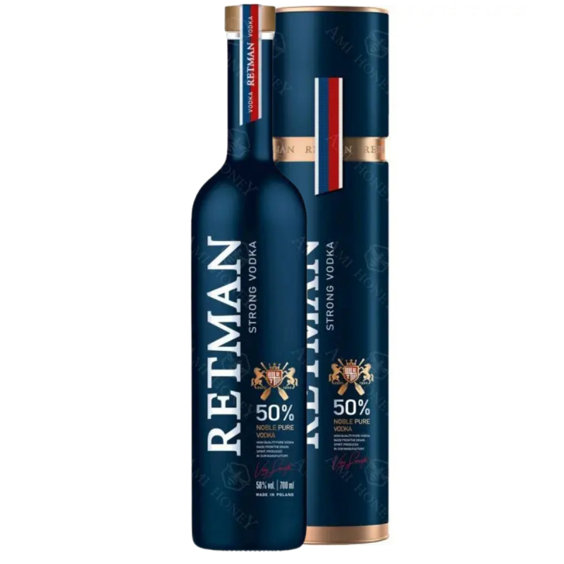 RETMAN STRONG 0.5L, 50% + OPAKOWANIE, WÓDKA