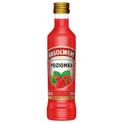 Wódka Absolwent Poziomka 200 ml, alk. 25% – Wódka Smakowa