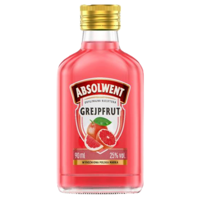 Wódka Absolwent Grejpfrut 90 ml, alk. 25% – Wódka Smakowa