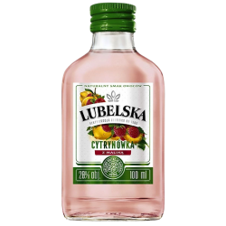 Wódka Lubelska Cytryna z Maliną 90 ml, alk. 28% - Wódka Smakowa