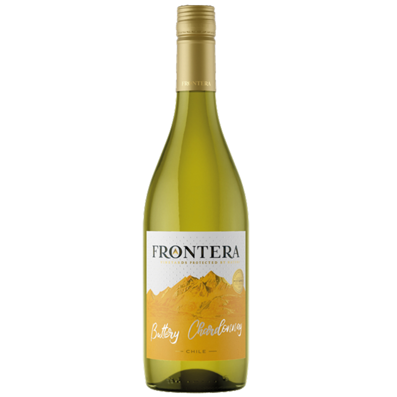 Frontera Buttery Chardonnay 750 ml, alk. 12,5% - Wino Białe Półwytrawne