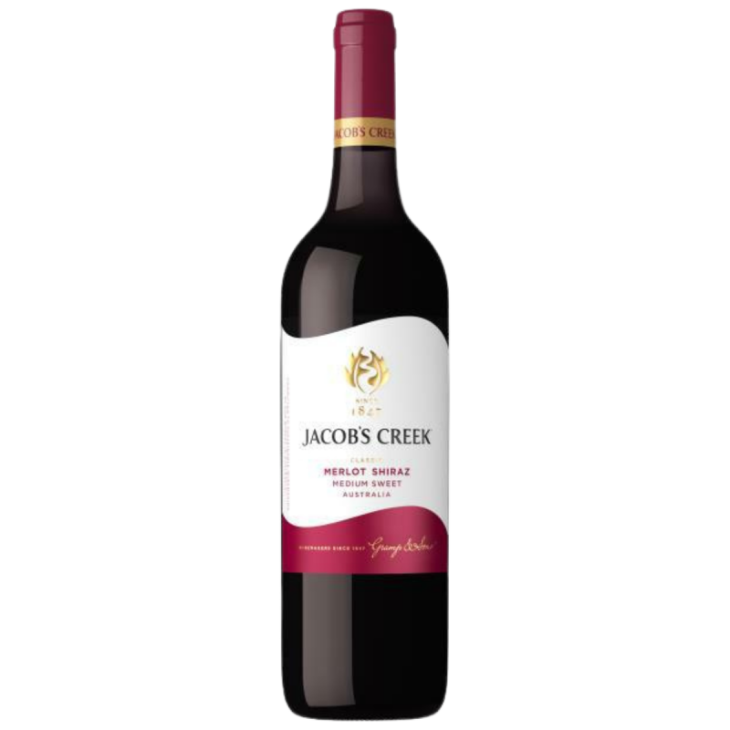 WINO JACOB'S CREEK MERLOT SHIRAZ 0.75L
