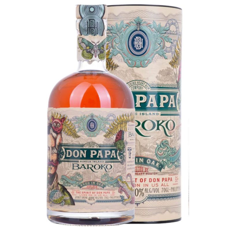 Korzenny rum w eleganckim opakowaniu - doskonały pomysł na prezent.