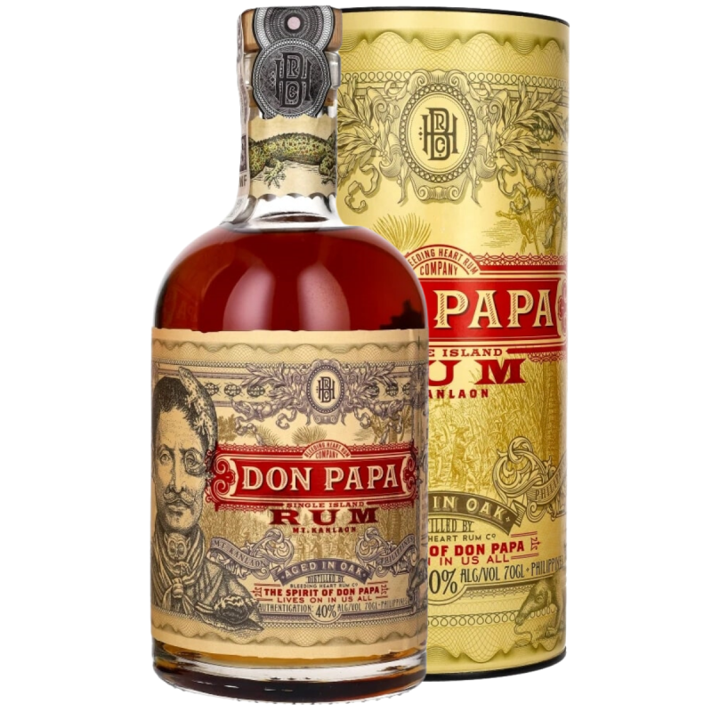 Rum segmentu premium w oryginalnym opakowaniu, idealny na prezent.