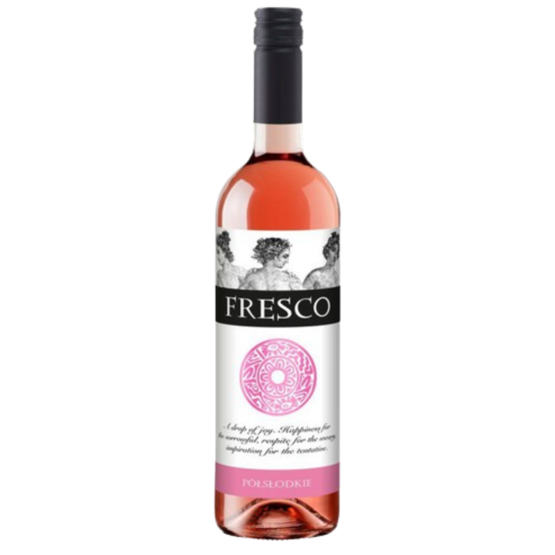 WINO FRESCO RÓŻOWE POŁSŁODKIE 0.75L