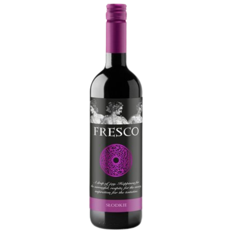 WINO FRESCO CZERWONE SŁODKIE 0.75L