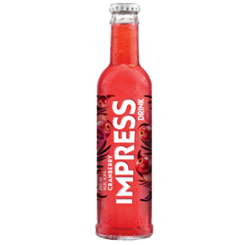 DRINK SOBIESKI IMPRESS CRANBERRY 250ML