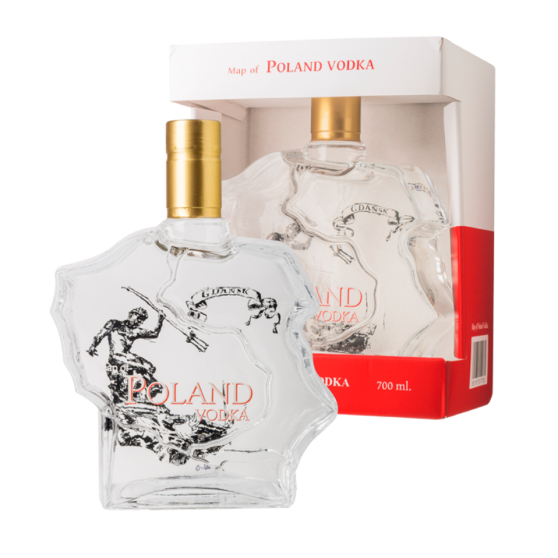 WÓDKA POLAND MAPA GDAŃSK 0.7L