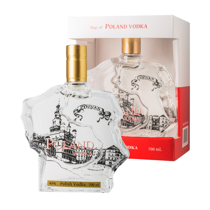 WÓDKA POLAND MAPA POZNAŃ 0.7L