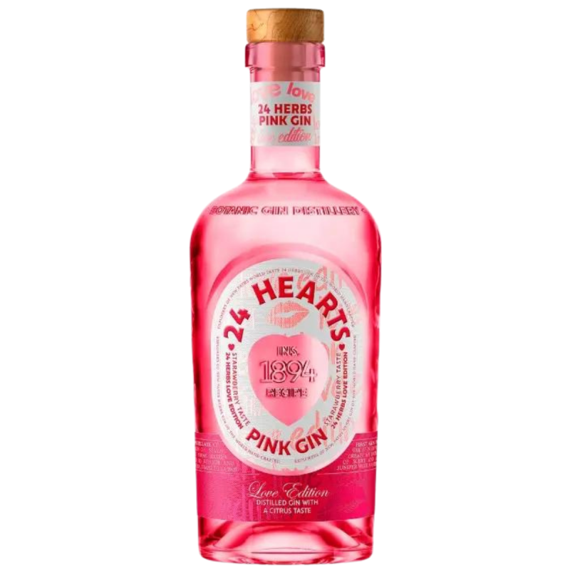 GIN 24 HERBS BOTANIC HEARTS LOVE EDITION 0.7L