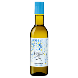 Brillo Del Dia Sauvignion Blanc 187 ml, alk. 12,5% - Wino Białe Wytrawne - Mini Alkohol