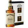 Jack Daniel's Honey 700 ml, alk. 35% – Whiskey Amerykańska Tennessee + 2 Szklanki Degustacyjne