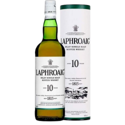 Laphroaig 10YO 700 ml, alk. 40% - Whisky Szkocka Single Malt + Pudełko