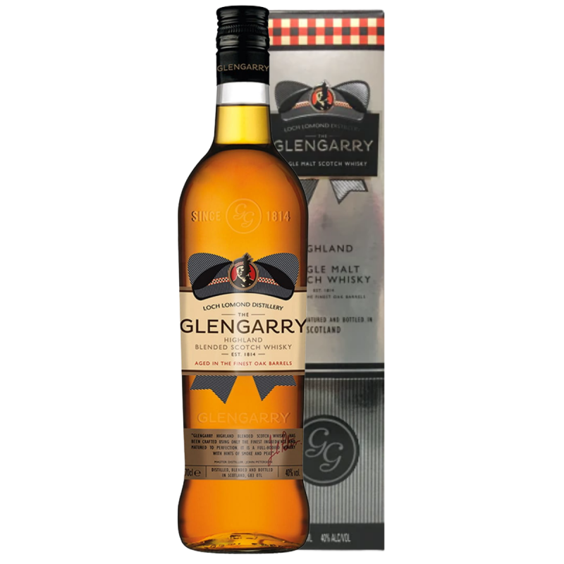WHISKY GLENGARRY SINGLE MALT 0.7L + OPAKOWANIE