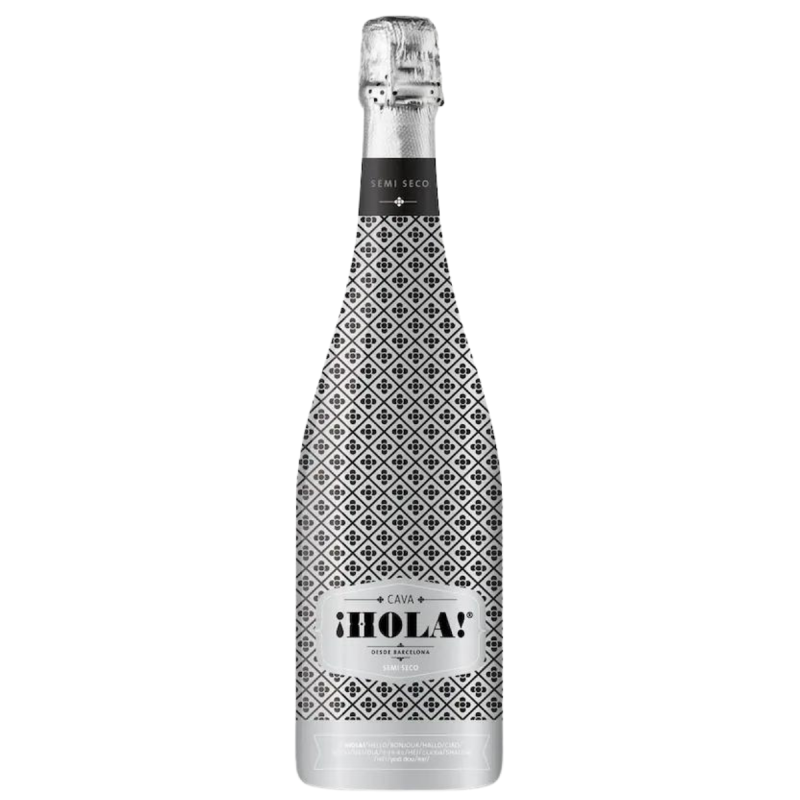 Hola Cava Semi Seco Eco 750 ml, alk. 11,5% - Wino Białe Musujące