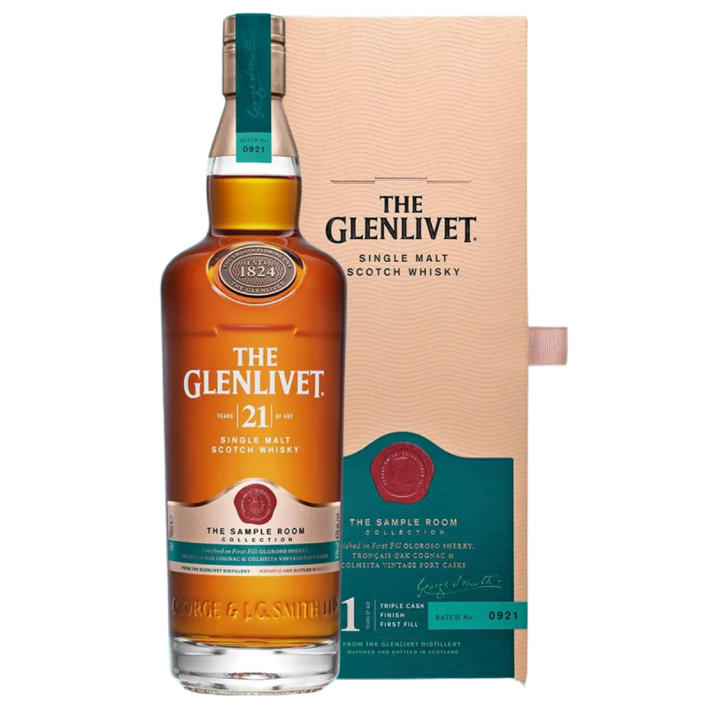WHISKY THE GLENLIVET 21YO 0.7L + OPAKOWANIE