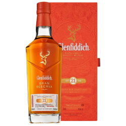 Whisky premium, leżakowana w beczkach po rumie o przyjemnym karmelowym smaku. Najlepsza whisky w dobrej cenie.