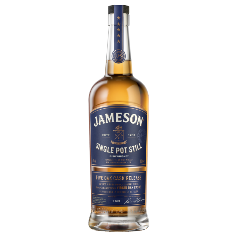 Jamson whiskey typu Single Pot Still to ceniona pozycja wśród wielbicieli irlandzkiej whiskey.