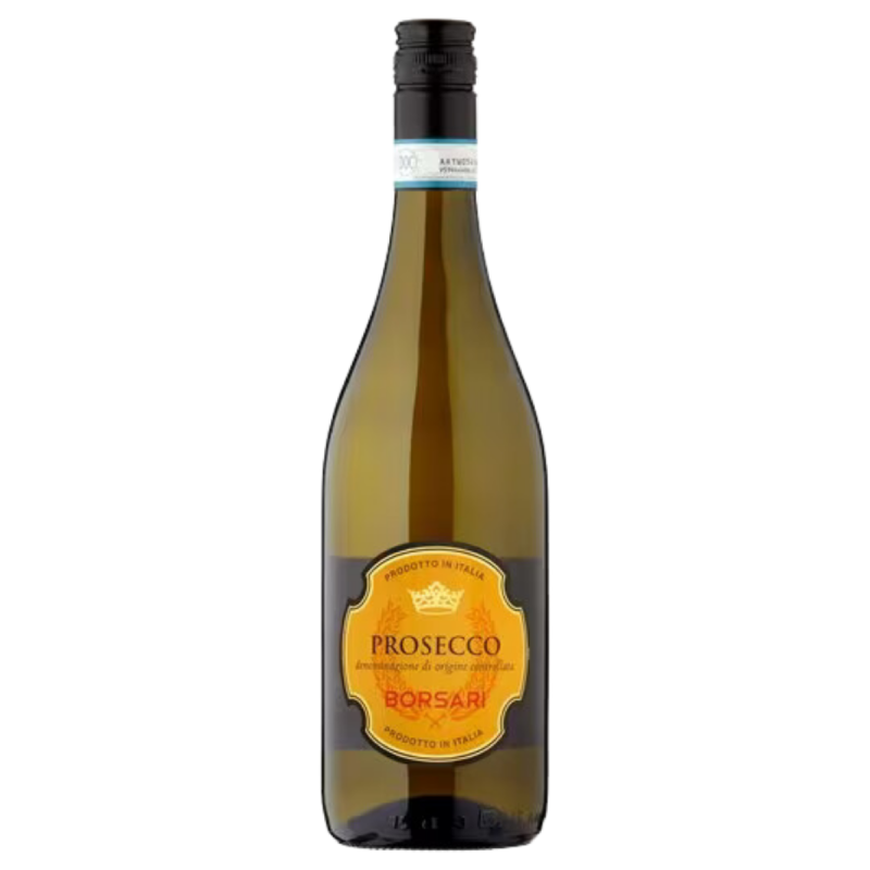 Prosecco Borsari Frizzante 750 ml, alk. 10,5% - Wino Białe Półwytrawne
