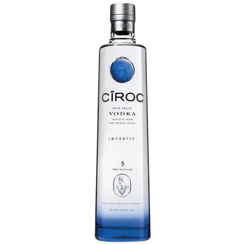 Elegancka butelka czyni wódkę Ciroc idealną na prezent lub celebrację wyjątkowych okazji.