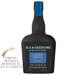 Dictador 20 YO 700ml, alk. 40% - Rum Kolumbijski
