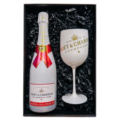 Zestaw Szampan Moet & Chandon Ice Imperial Rose 750 ml + Kieliszek Moet & Chandon