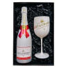 Zestaw Szampan Moet & Chandon Ice Imperial Rose 750 ml + Kieliszek Moet & Chandon