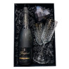 Zestaw Freixenet Cordon Negro 750 ml + 2 Kieliszki + Świeca