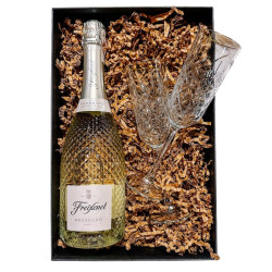 Zestaw Freixenet Prosecco DOC 750 ml + 2 Kieliszki