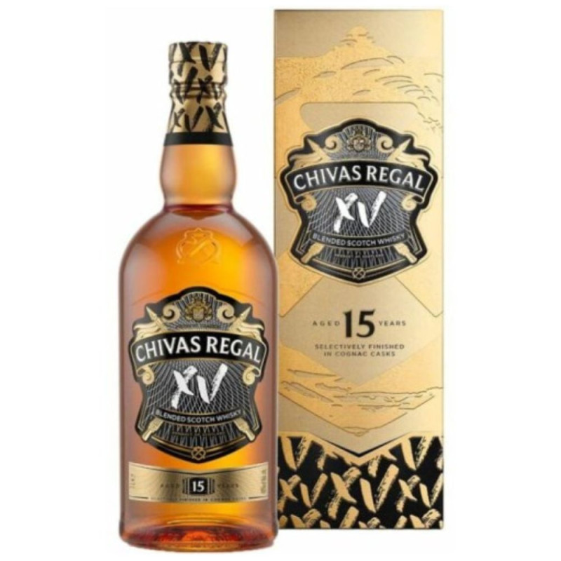 Chivas Regal XV 15YO 700 ml, alk. 40% - Whisky Szkocka Blended + Pudełko