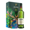 Glenfiddich 12YO 700 ml, alk. 40% - Whisky Szkocka Single Malt + Piersiówka + Pudełko