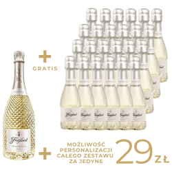 PAKIET MAXI NA WIECZÓR PANIEŃSKI - FREIXENET PROSECCO MINI + DUŻA BUTELKA gratis