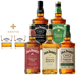 PAKIET JACK DANIEL'S 0.7L + 2 SZKLANKI JACK DANIEL'S
