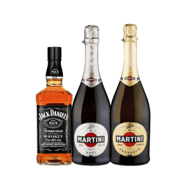 PAKIET SYLWESTROWY JACK DANIEL'S + MARTINI SPARKLE
