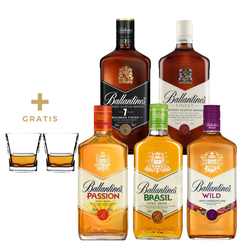 PAKIET BALLANTINE'S 0.7L + 2 SZKLANKI BALLANTINE'S