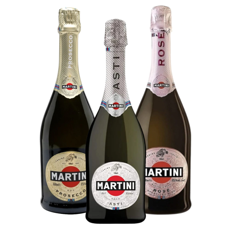 Poczuj moc bąbelków Martini w wielu odsłonach.