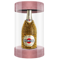 Prosecco Martini 750 ml, alk. 11,5% - Kolekcja Premium w Ciemnoróżowej Tubie