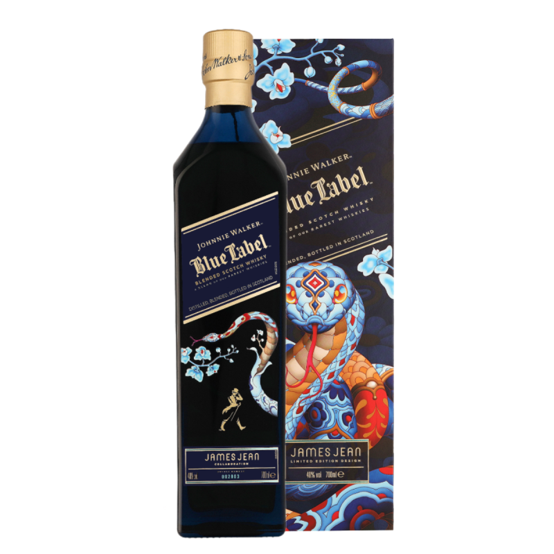 Johnnie Walker Blue CNY Snake 700 ml, alk. 40% - Whisky Szkocka + Pudełko