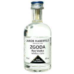Jakob Haberfeld Zgoda 50ml, alk. 40% - Wódka z Żyta
