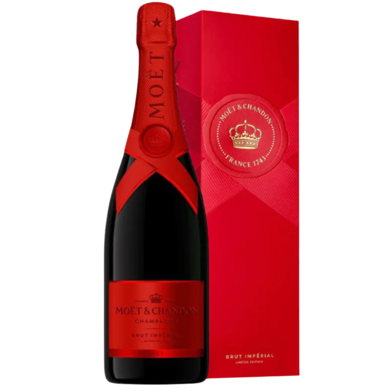 Szampan Moet & Chandon Imperial Red Limited Edition 2025 750 ml, alk. 12,5% + Pudełko
