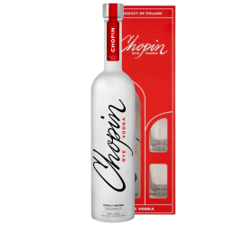 WÓDKA CHOPIN RYE 0.7L + 2 KIELISZKI
