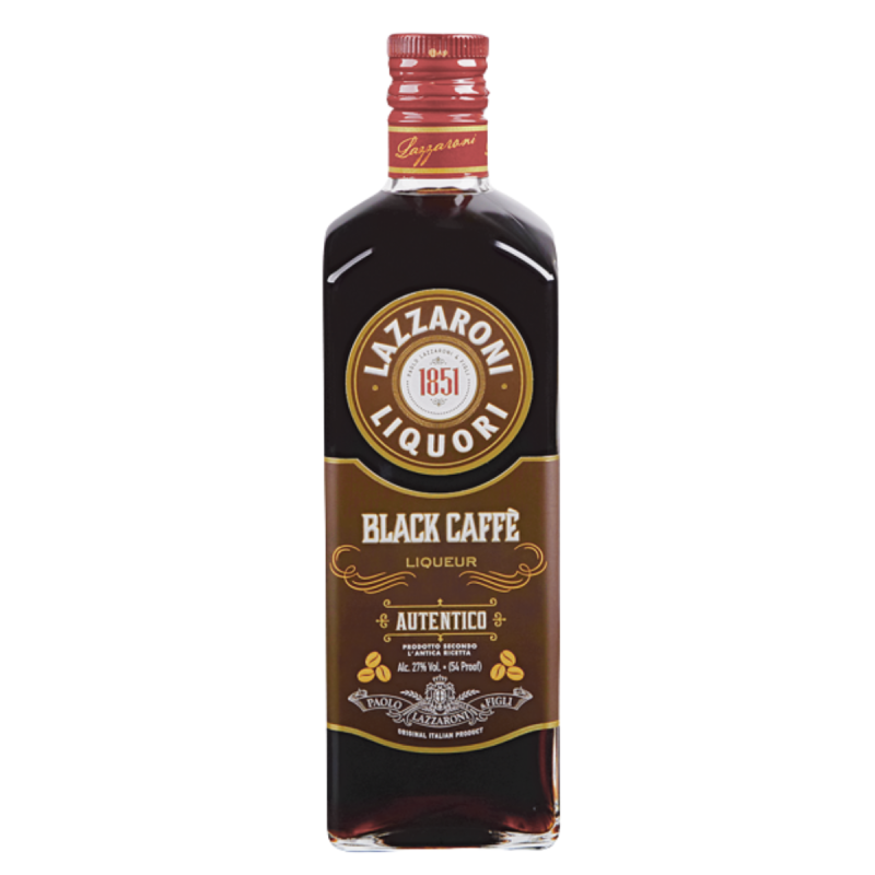 Black Caffe Lazzaroni 700ml, alk. 27% - Likier Kawowy
