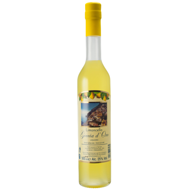 Lazzaroni Limoncello Gocia Oro 500ml, alk. 25% - Likier cytrynowy