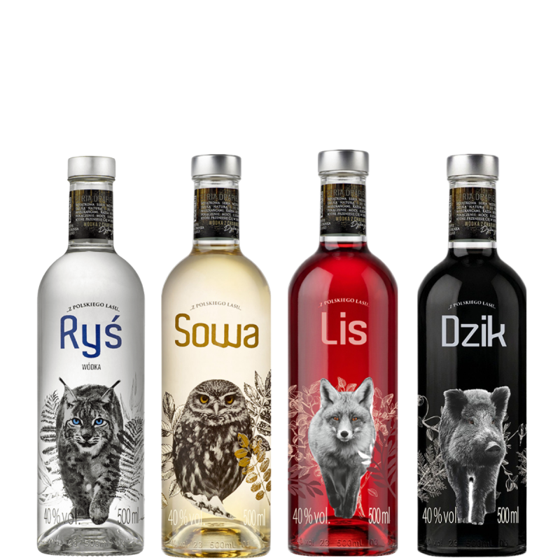 Ten zestaw wódek to doskonały pomysł na wyrazisty alkohol na prezent z okazji urodzin, jubileuszy czy spotkań towarzyskich.